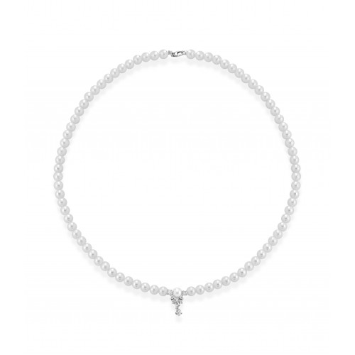 Collana Perle e Diamanti - Coscia -