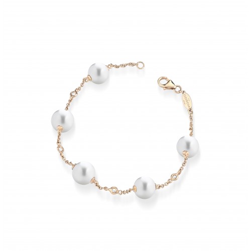 Bracciale perle in oro - Coscia -